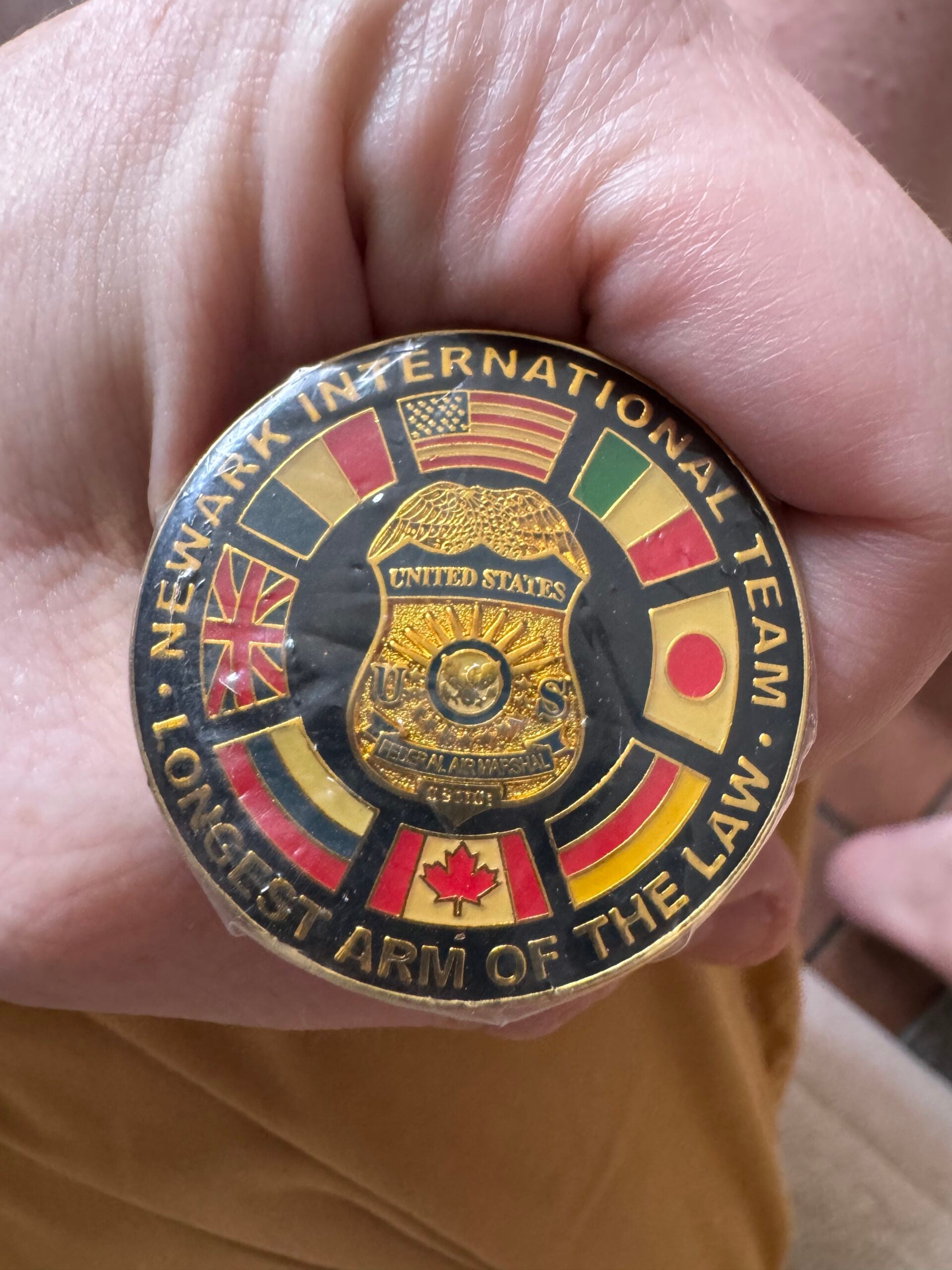 Newark Federal Air Marshal Challenge Coin